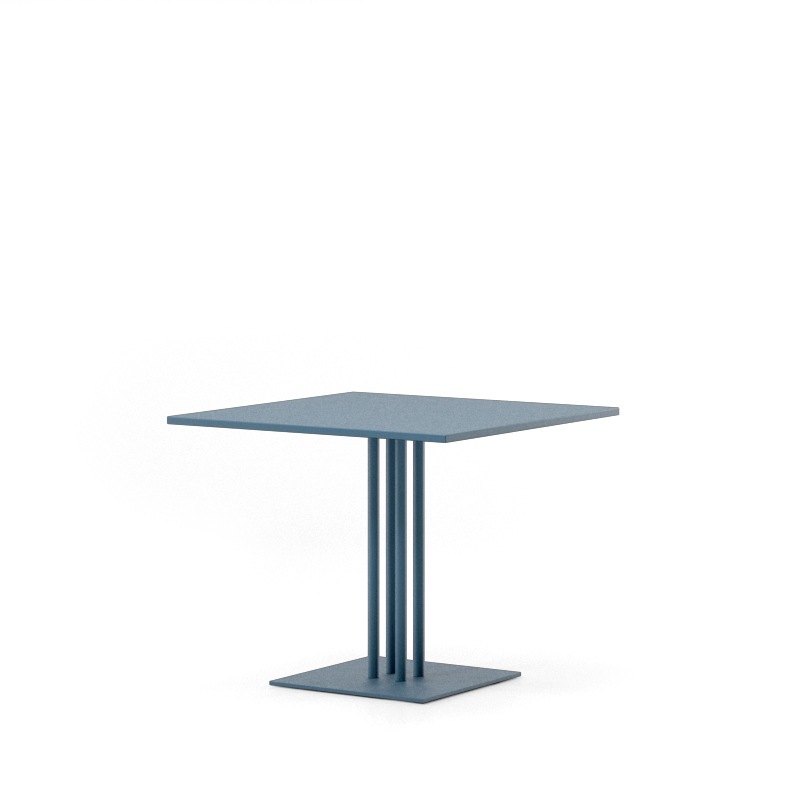 Kettal RINGER Tisch 90 x 90 cm - Aluminium