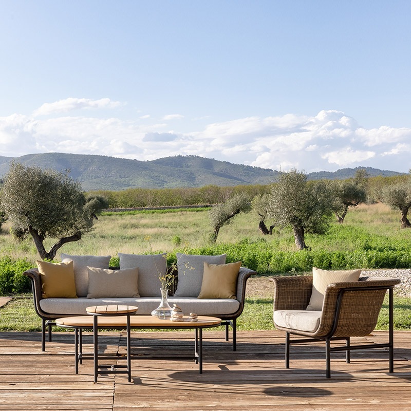Vincent Sheppard WICKED 3-Sitzer Sofa dunkel