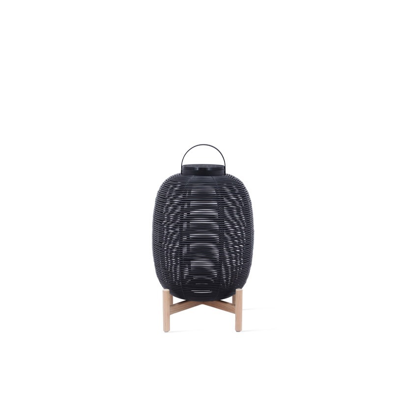 TIKA Solar Leuchte, Ø 47 cm, mit Teakgestell