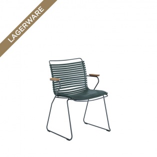 Houe CLICK Armlehnstuhl, Lamellen Pine Green