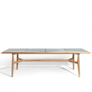 THE SECRET GARDEN Tisch mit Steinplatte 260 cm