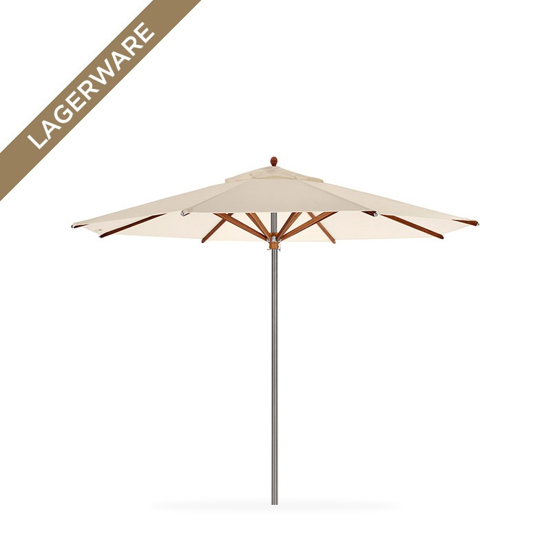 Trend Schirm Ø 350 cm mit Flaschenzug, natur