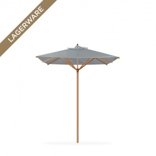 Teak 250x250 cm mit Flaschenzug, grau-meliert