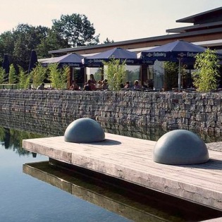 Moonlight Halbkugel Stone Look mit Kabel