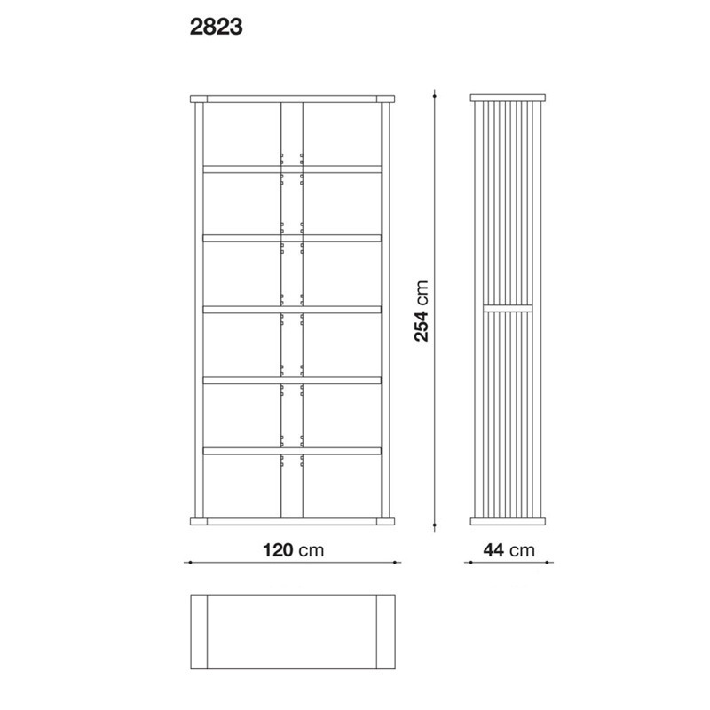 Maxalto BIBLIA Bücherregal, 254 x 120 cm