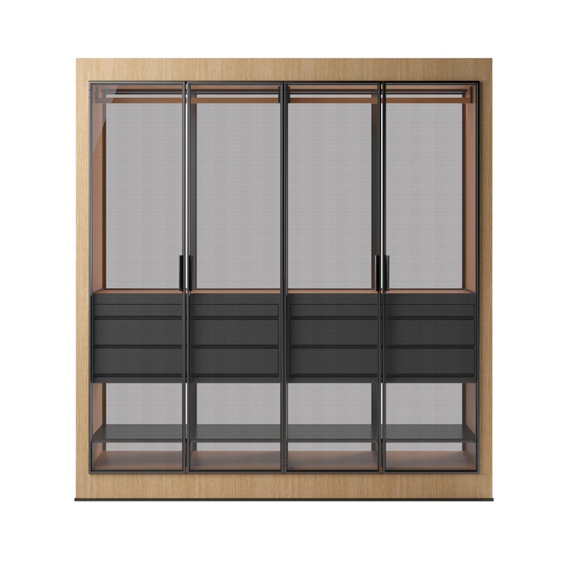 Maxalto ERACLE Schrank mit Glasrückwand, 210x220cm