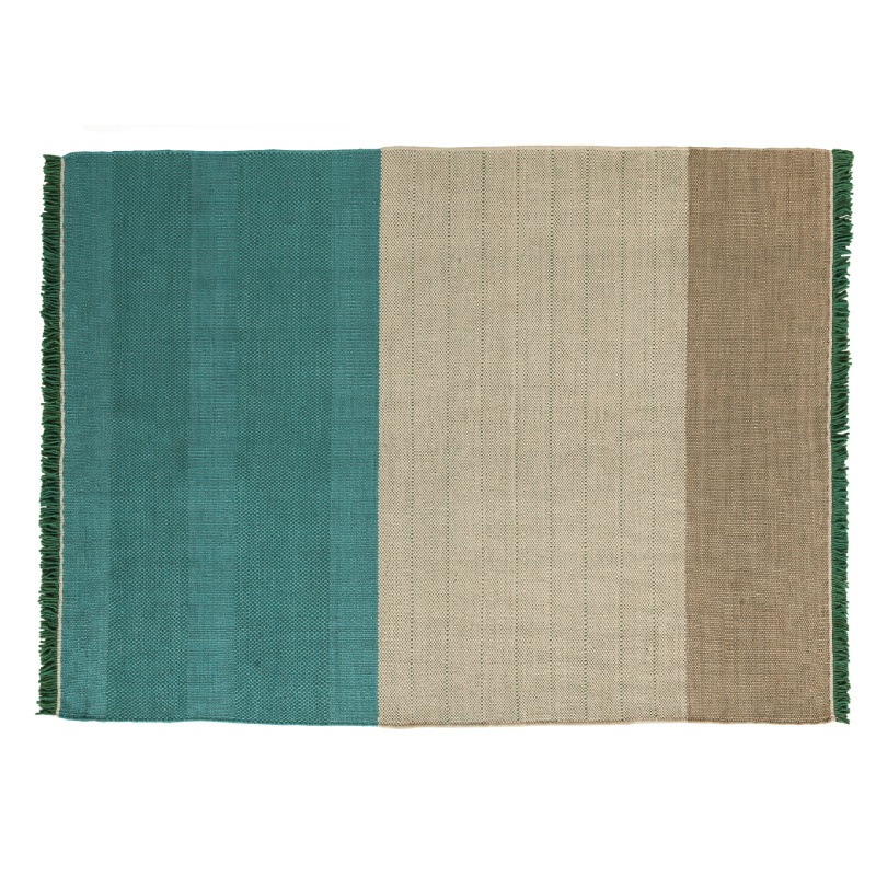 Nanimarquina TRES Stripes Verde Teppich