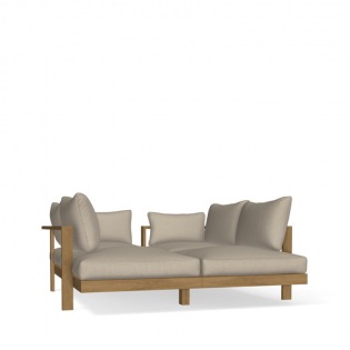 Tribù PURE SOFA Teak Kombination 9