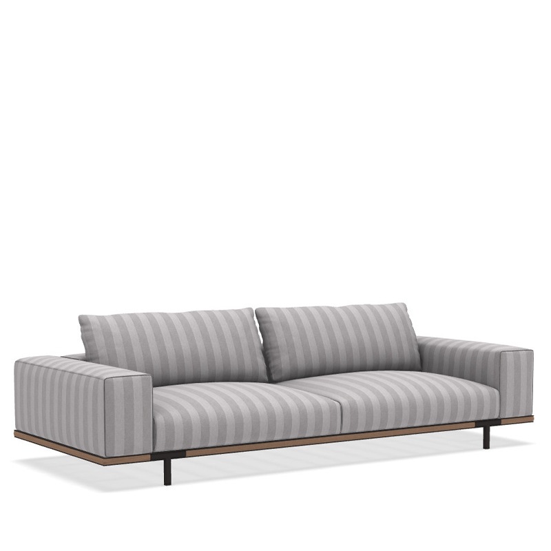 Ethimo COSTIERA XL Sofa - Alu. Carbon und Accoya