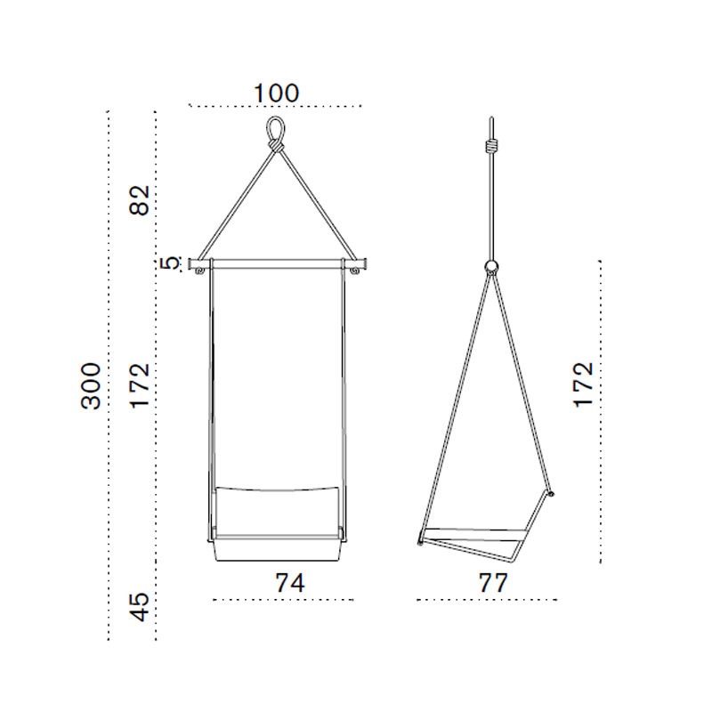 Ethimo ALLAPERTO MOUNTAIN Hängesessel