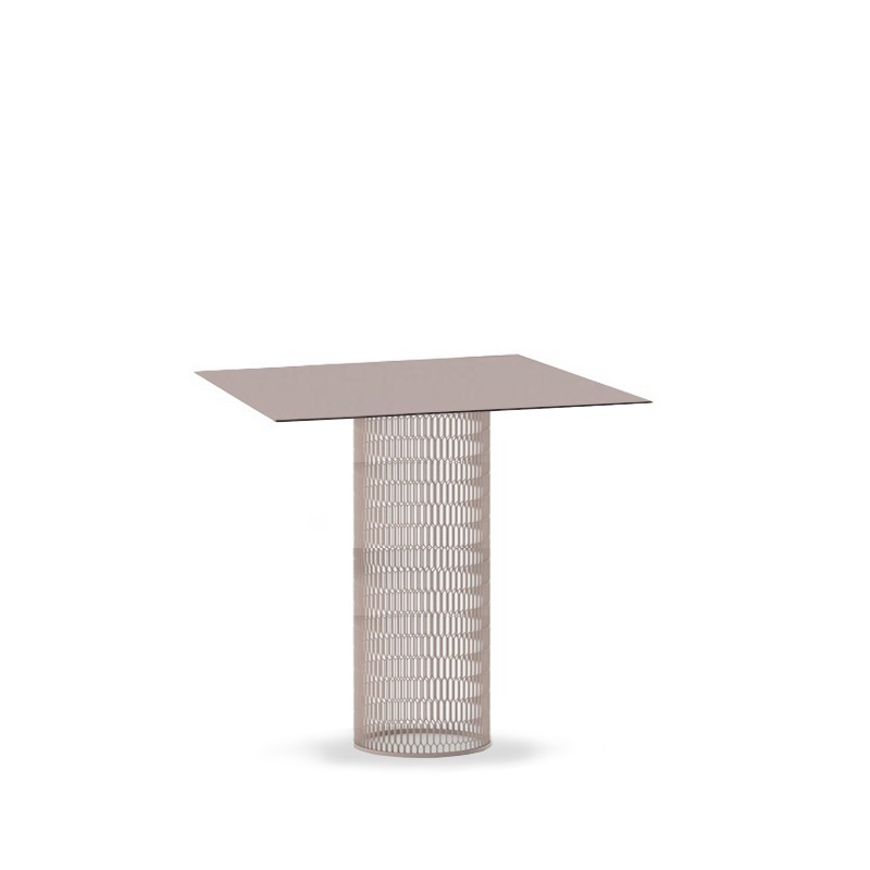 Kettal ROLL Bartisch 90x90 cm