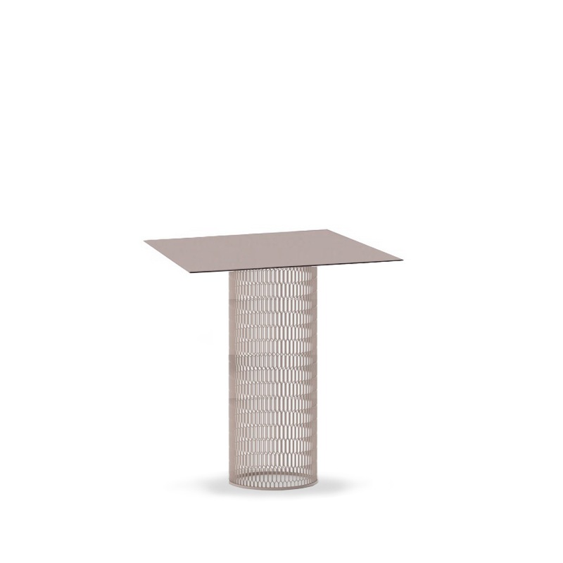 Kettal ROLL Bartisch 80x80 cm