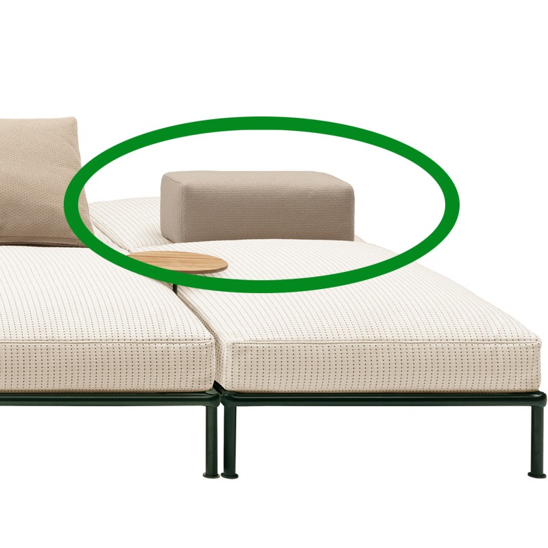 B&B Italia NOOCH OUTDOOR Sofa Arm- / Rückenlehnen