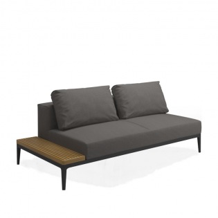 Gloster GRID Mittelelement mit Ablage