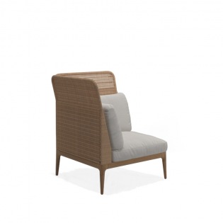 Gloster LIMA Eck-/ Endelement mit hoher Rückenlehne