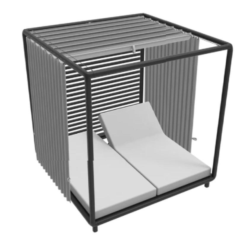 Cane-line LAZE Cabana mit Stoff-Dach