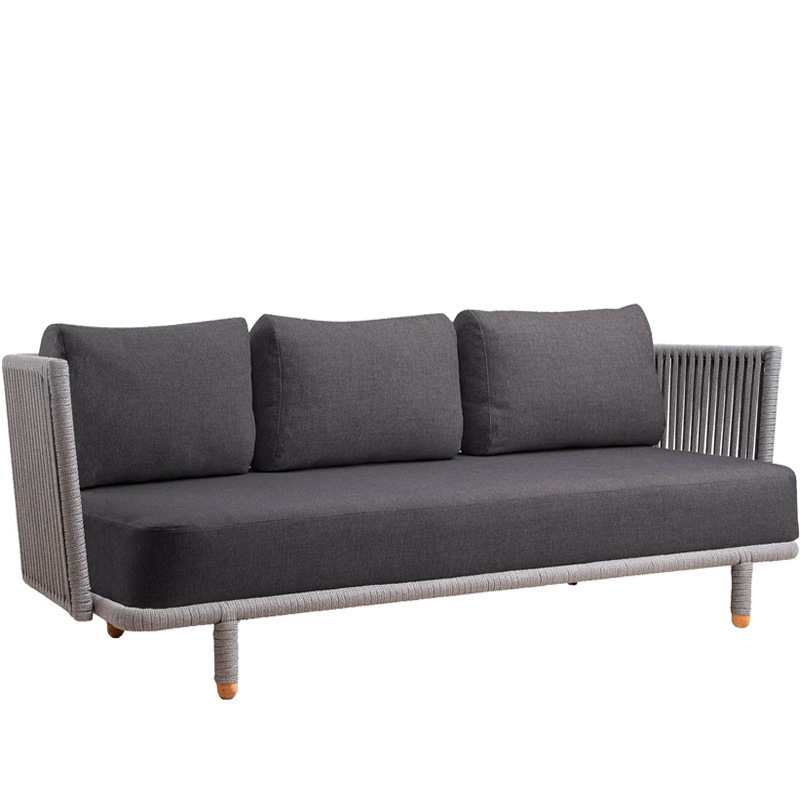 Cane-Line MOMENTS Indoor 3-Siter Sofa