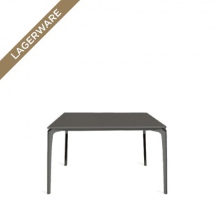 Fast Allsize Tisch 91 x 91 cm, grau-metallic
