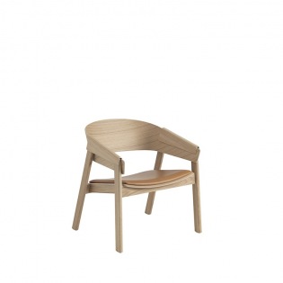 Muuto COVER Lounge Chair, Sitzfläche Leder