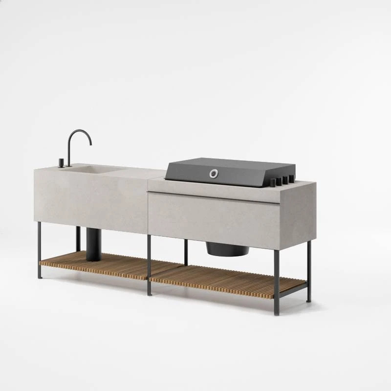 Kettal BASE KITCHEN Duo 1 Outdoor-Küche