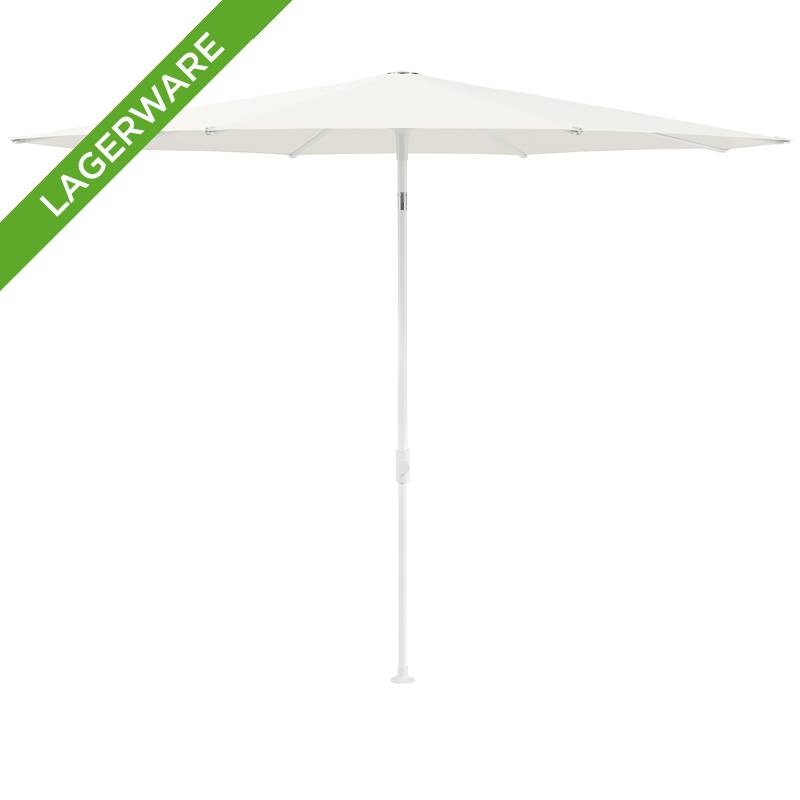 Glatz SMART Sonnenschirm Ø 250 cm, White / Gestell matt weiss