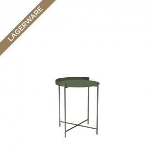 Houe EDGE Tablett-Tisch Ø 46 cm, olive green