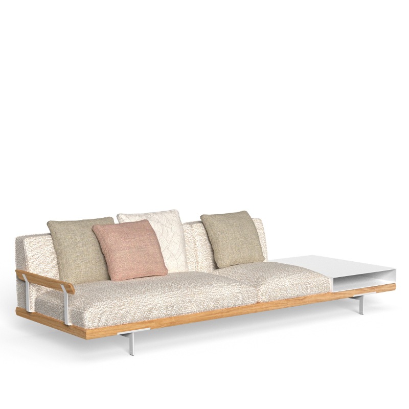 Schutzhülle für ALLURE WOOD 3-Sitzer Sofa Endmodul mit Ablagefach