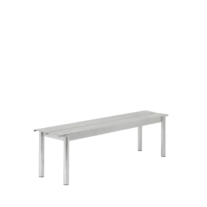 Muuto LINEAR STEEL Outdoor Bank 170 cm, warmverzinkt