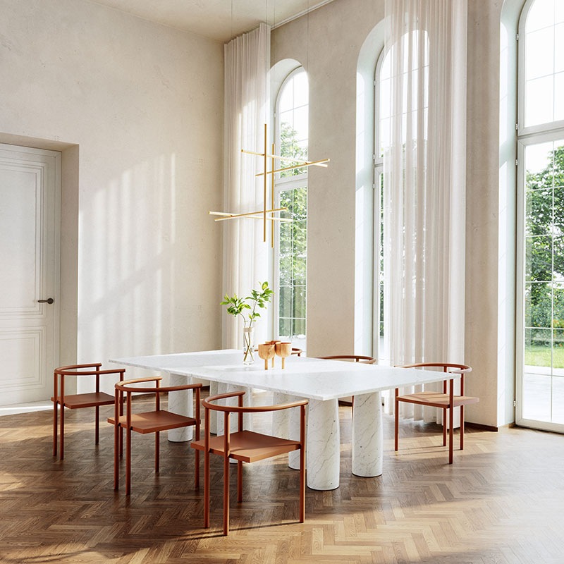 Kettal IL COLONNATO Esstisch, Minera Stone 140 x 280 cm