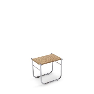 Cassina 9 Tabouret, Sitzbezug aus Rattan