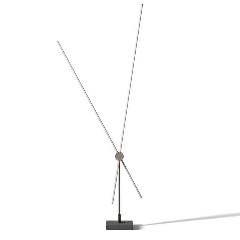 Cassina EITIE Stehleuchte rot/silber