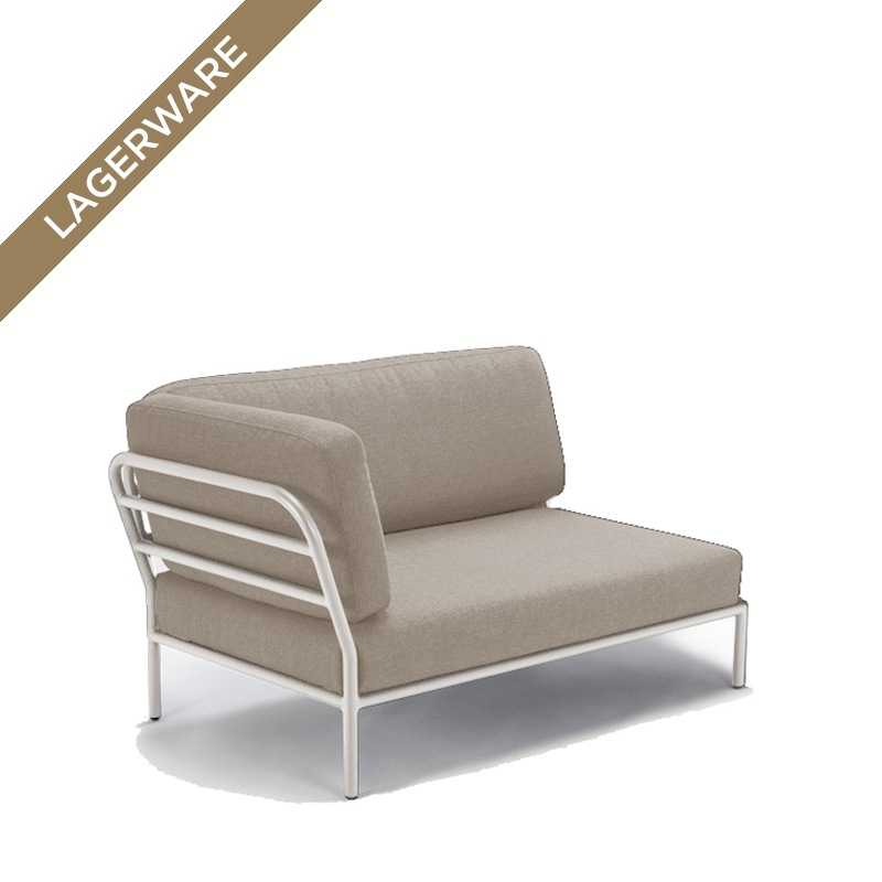 LEVEL Sofa-Element links, White / Ash