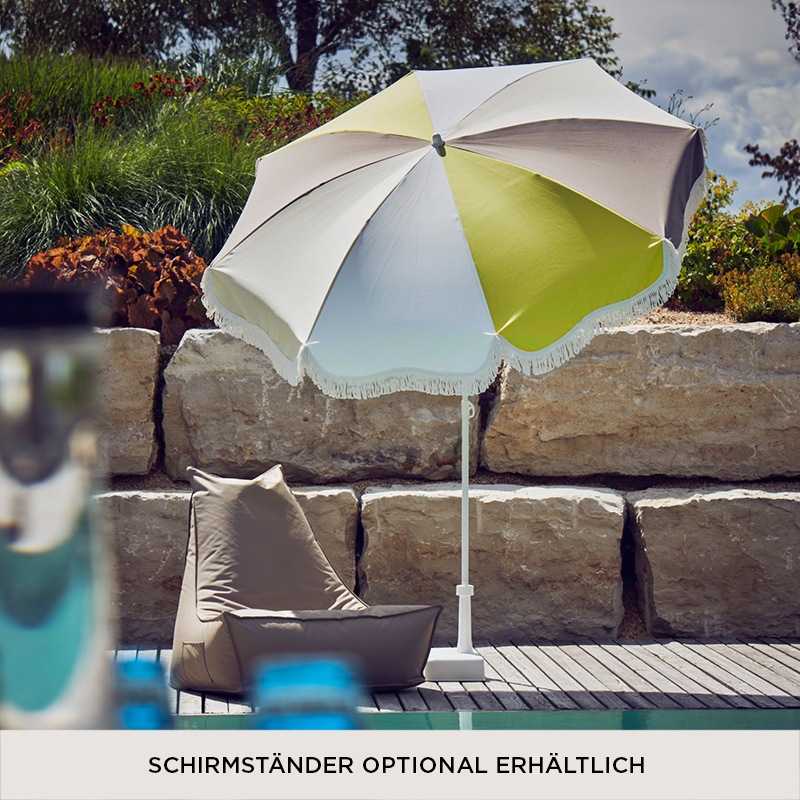 Jan Kurtz RETRO Sonnenschirm mit Fransen