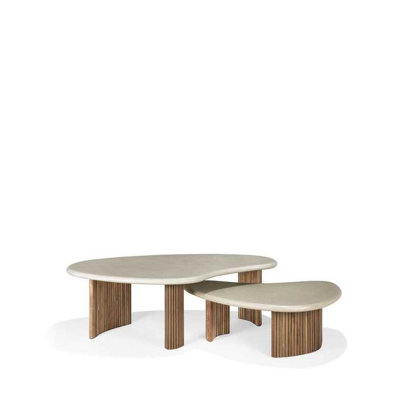 Ethnicraft BOOMERANG Outdoor-Couchtisch
