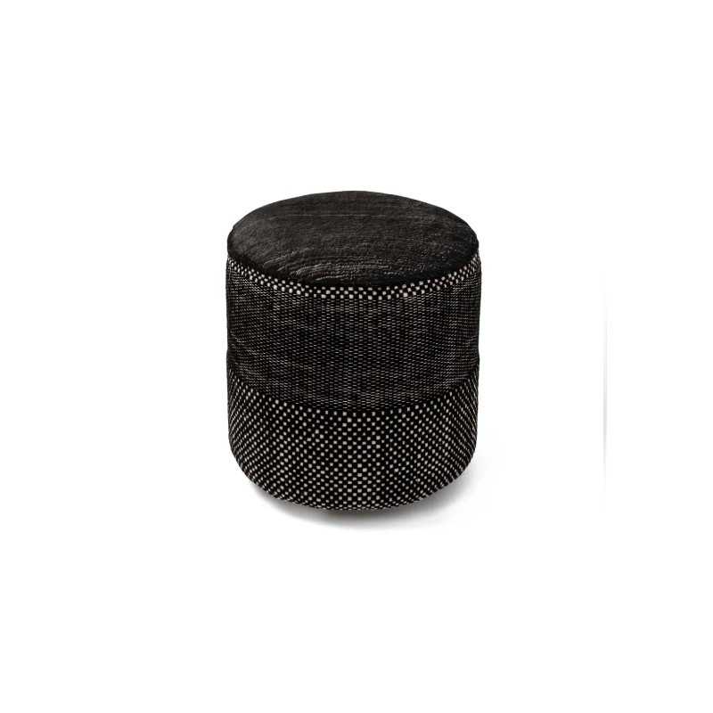 Nanimarquina TRES PERSIAN NEGRO Pouf M