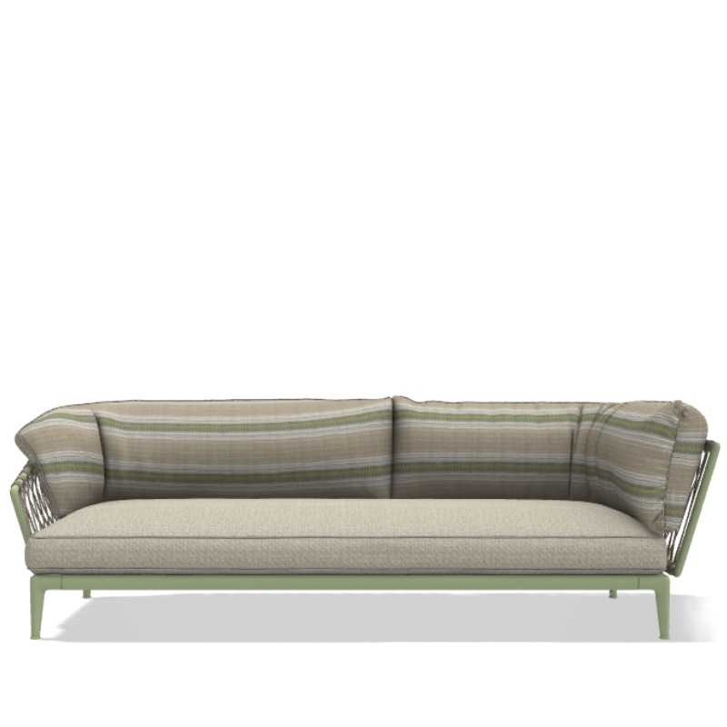 B&B Italia Outdoor ERICA '25 Modular Eck-Endelement, 264 cm