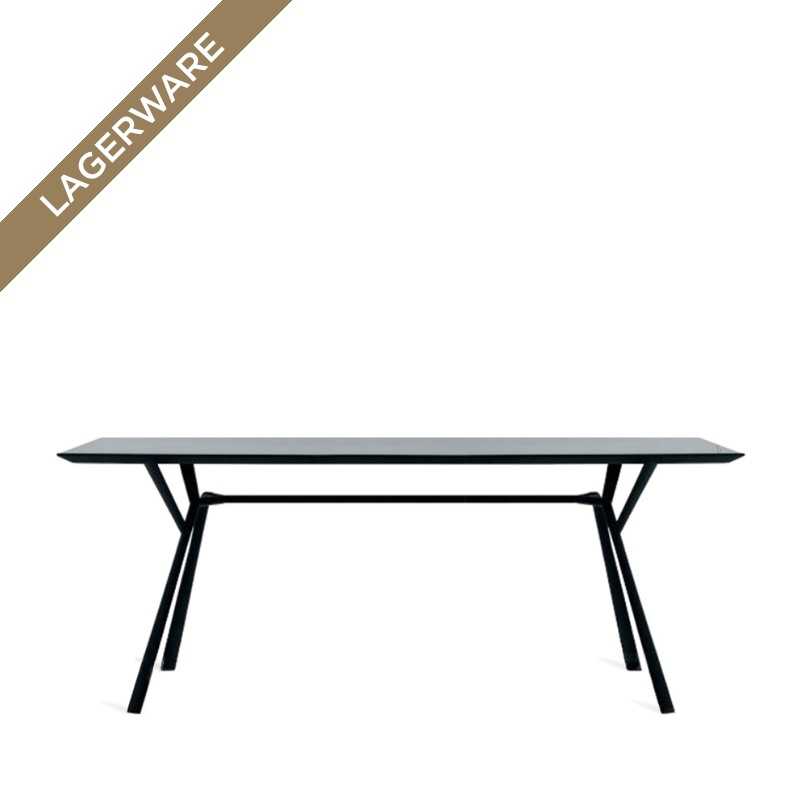 Radice Quadra Tisch 200 x 90 cm, schwarz