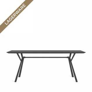 Fast Radice Quadra Tisch 200 x 90 cm, grau-metallic