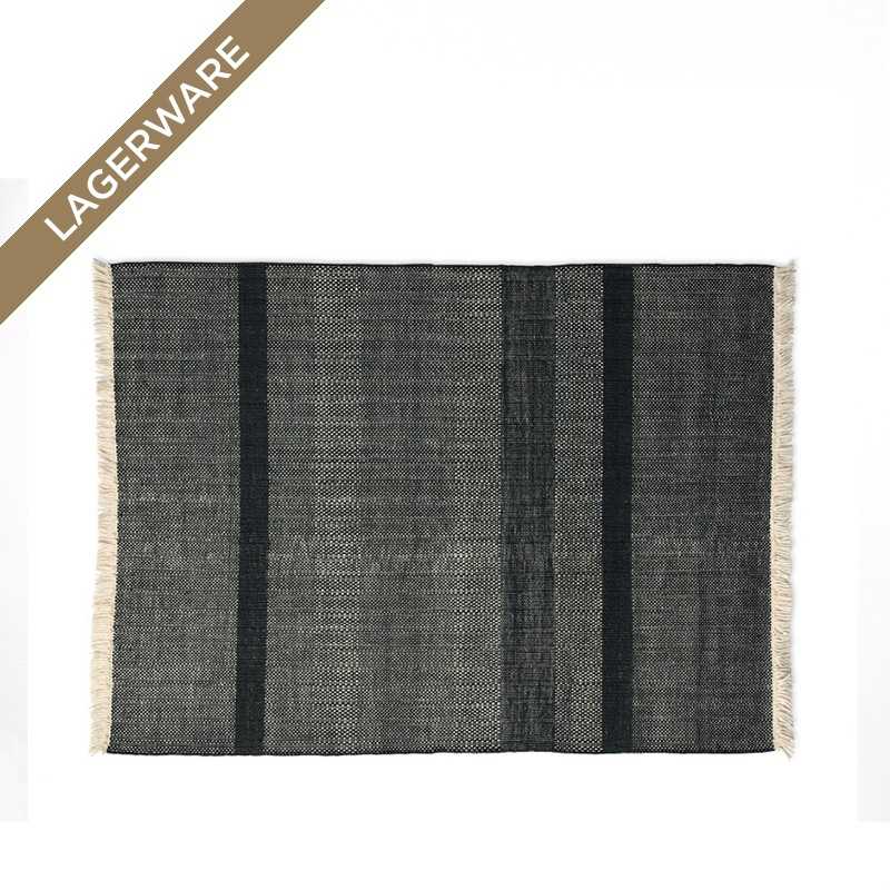 nanimarquina TRES Texture Black Teppich