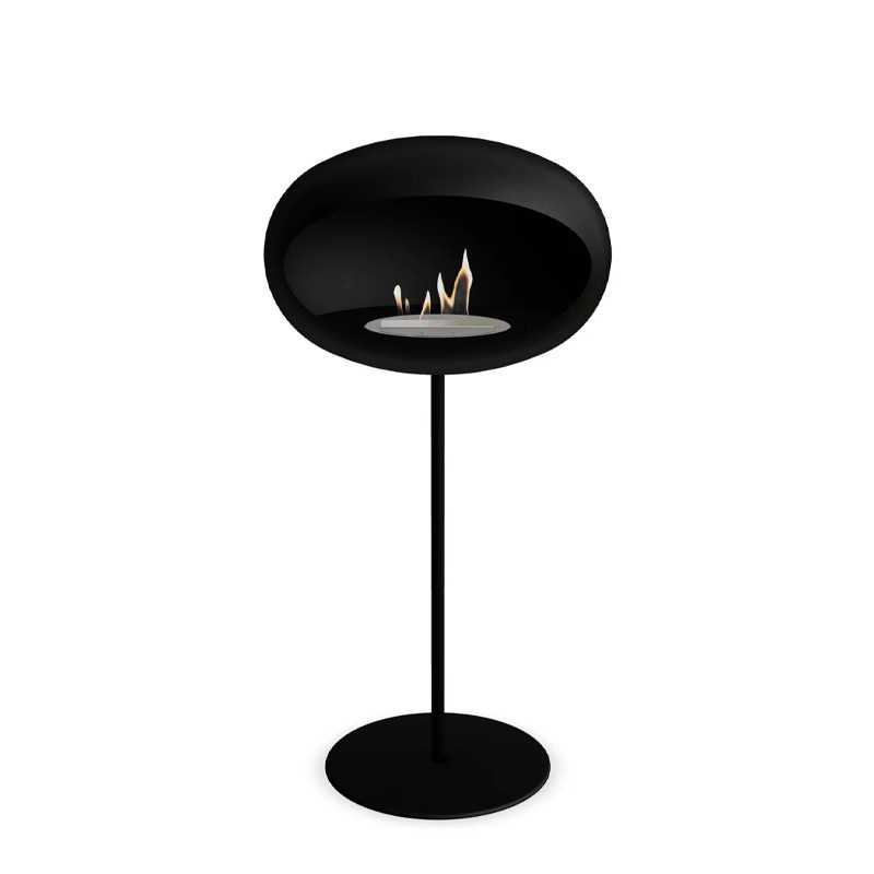 Le Feu DOME 625 GROUND STEEL HIGH BLACK Bioethanol-Kamin