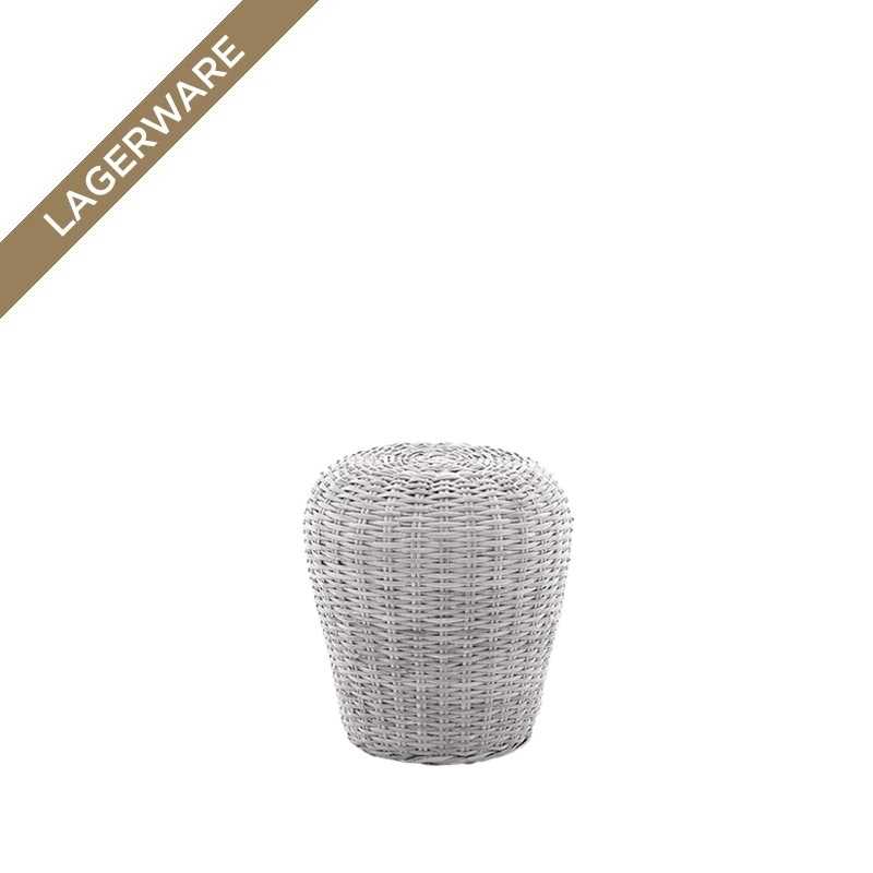 Gervasoni PANDA 13 Hocker, weiß-grau