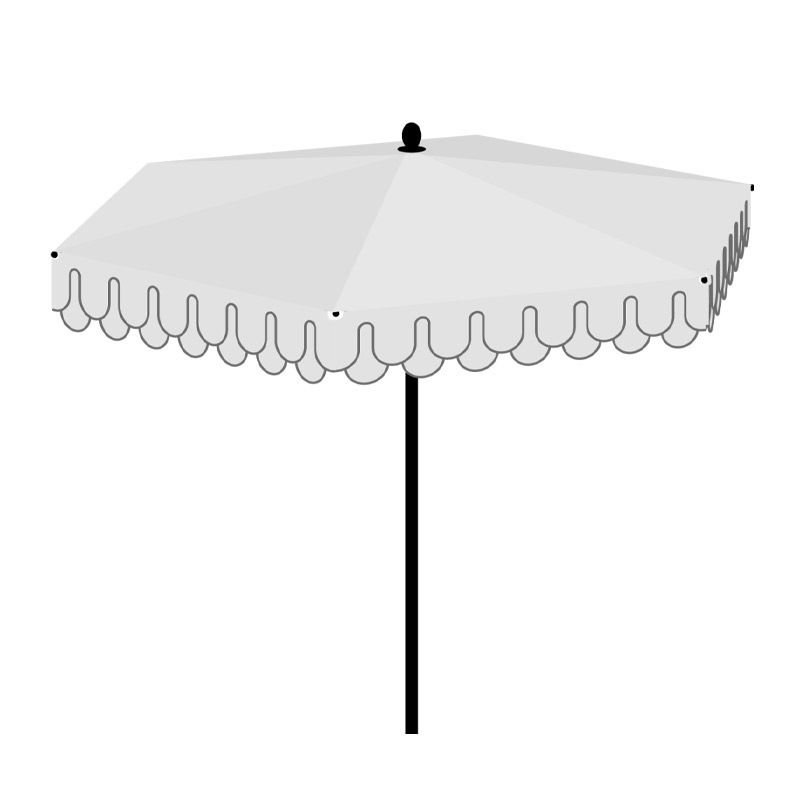 Umbrosa NATA UX Roman Castle Sonnenschirm Ø 280 cm