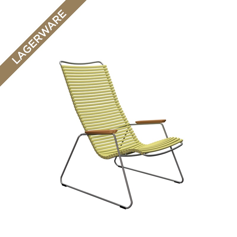 Houe CLICK Loungesessel, Lamellen Lemon Zest
