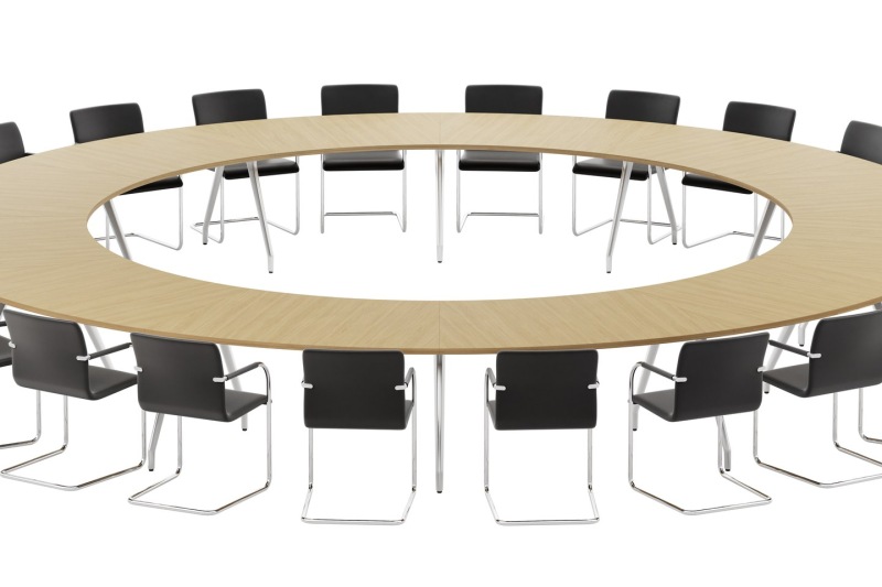 Thonet A 1750 Viertelkreis Systemplatte