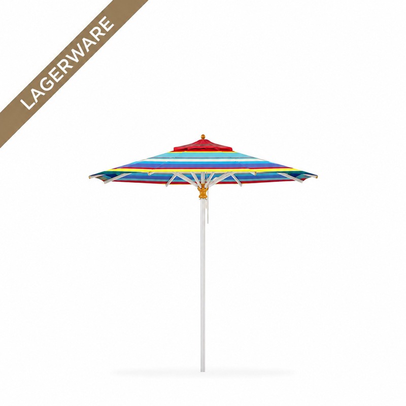 Alu Schirm Ø 270 cm mit Flaschenzug, multicolor
