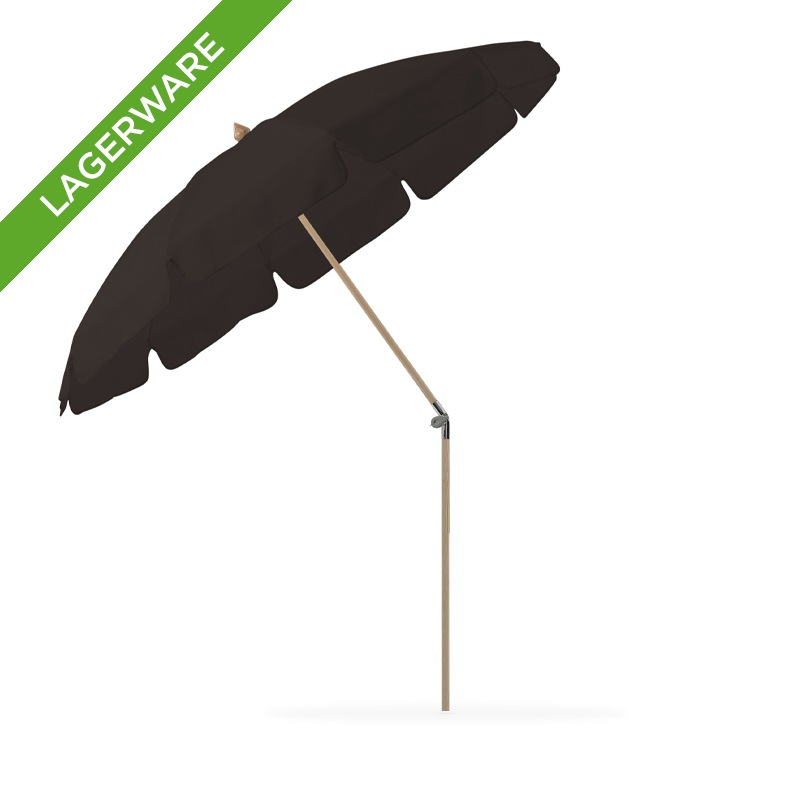 Glatz ALEXO® Schirm mit Volant Ø 200 cm, Black