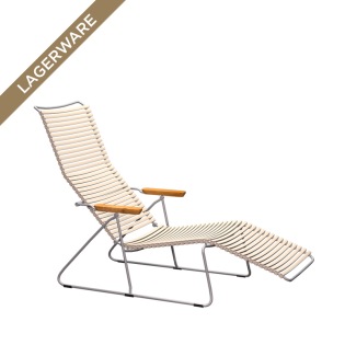 Houe CLICK Sunlounger, verstellbare Rückenlehne, Beige