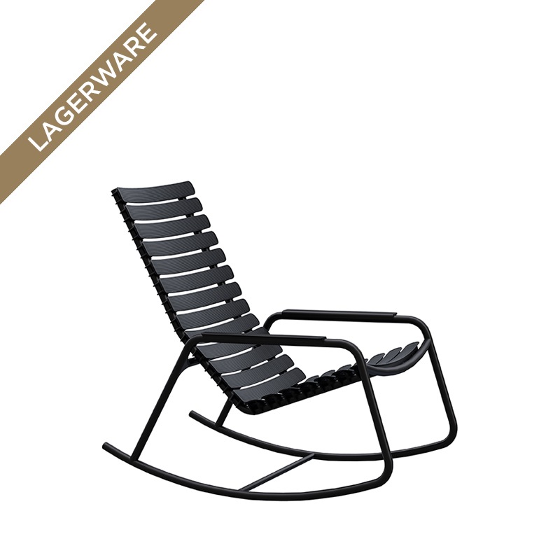 Houe ReCLIPS Schaukelstuhl, Black