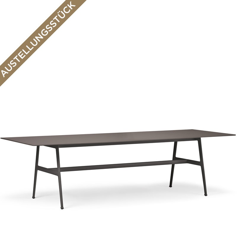 DEDON SEAX Esstisch 280 x 100 cm, Black Pepper/Ebony