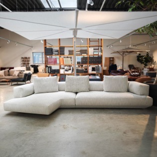Flexform LOUNGESCAPE Sofa-Kombination, Polster Eleo/Ellie